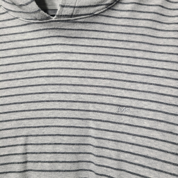 Michael Kors Striped Gray Hoodie - Picture 2 of 4